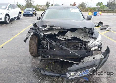 2018 Infiniti Q50 3.0T Luxe из США, поврежденный, VIN JN1EV7AR7JM433096